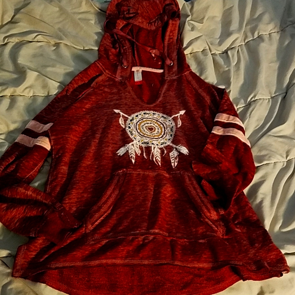 Junior Girl's no boundaries size M 7-9 long sleeve hoodie
